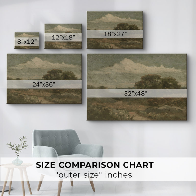 Paysages rétro-DCL XXXV -Galerie enveloppée Cavas, 40X60