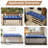 Outdoor Bench Seat Cushion，Features a non-slip sole，a hidden zipper，Patio Chair Cushions,36*14*4 in,blue-319379649-316784541