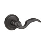 Napoli Wave/Drop Passage (Hall & Closet) Door Lever with Round Rosette