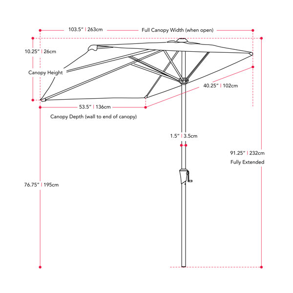 Dimensions du produit