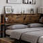 Rustic Double Storage Bed