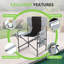 Foldable Aluminum Director’s Chair with Side Table & Pocket – Heavy-Duty, Lightweight Seating for Indoor & Outdoor Use