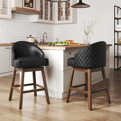 Nivelles Swivel Upholstered Counter Stool