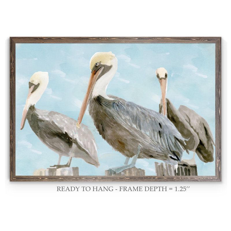 « molle brown pelican iii » par paul cezanne-photo, reproduction d’art encadrée, Toile encadrée, moka