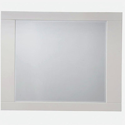 Naima II White High-Gloss Mirror