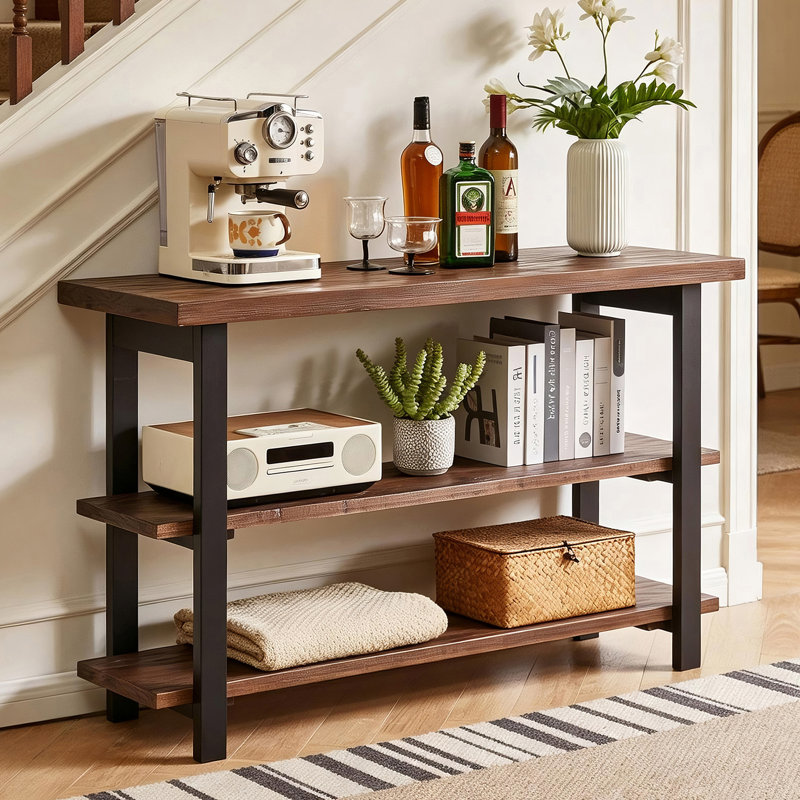 Console en bois massif 48 po