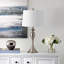 Lampe standard en nickel 28 po Navilas