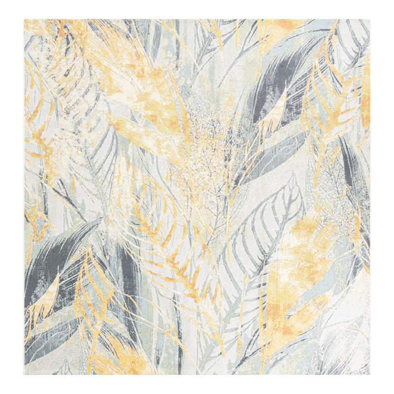 Firman Wygant Indoor/Outdoor Area Rug, Square 7'10"