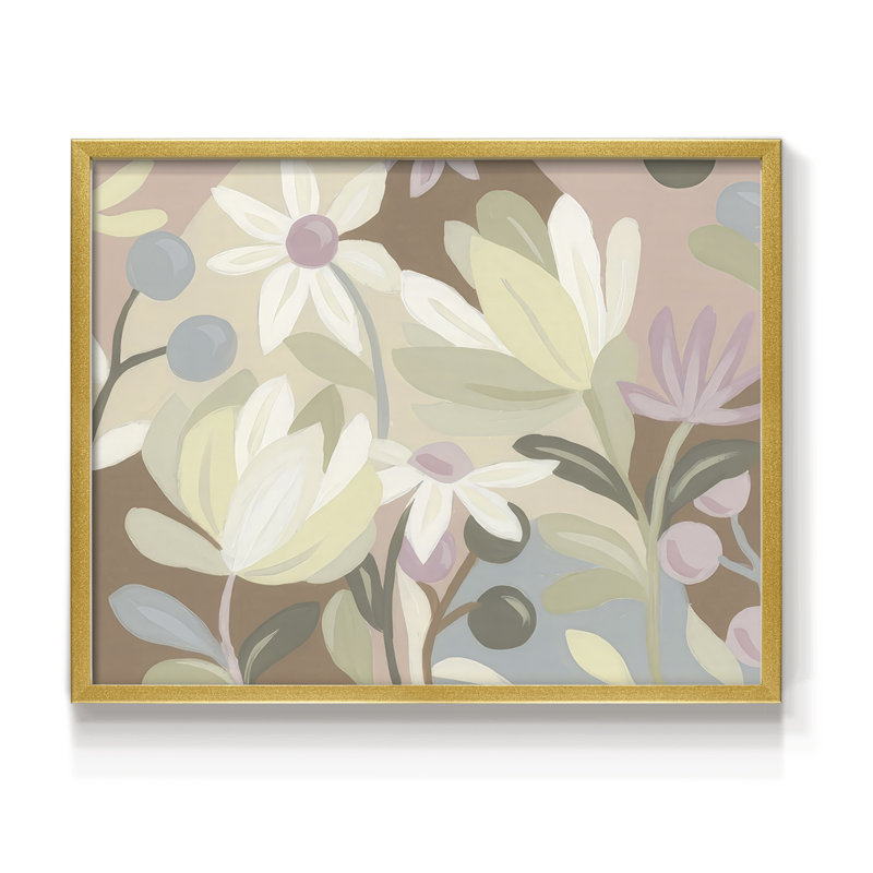 Blushtone Botanicals I -Framed Print - Restickable