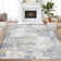 Elroy Modern Abstract Machine Washable Area Rug with Non-Slip Backing