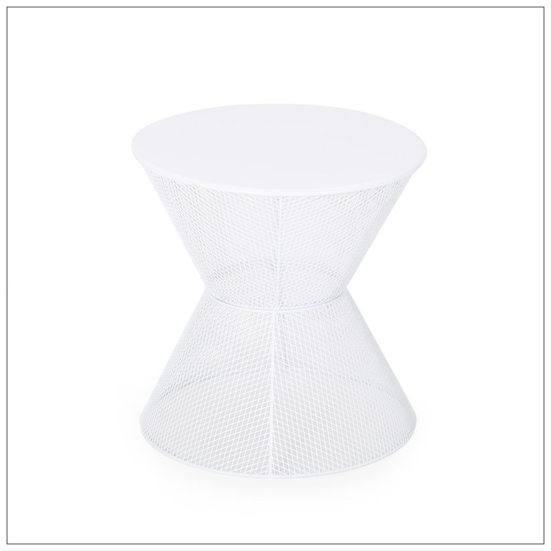 Table d'appoint NEVada, Blanc mat