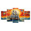 Allix - Bateau, art mural