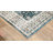 Jadalynn Vintage Bordered Traditional Teal/ Ivory Washable Area Rug Mat-653338040