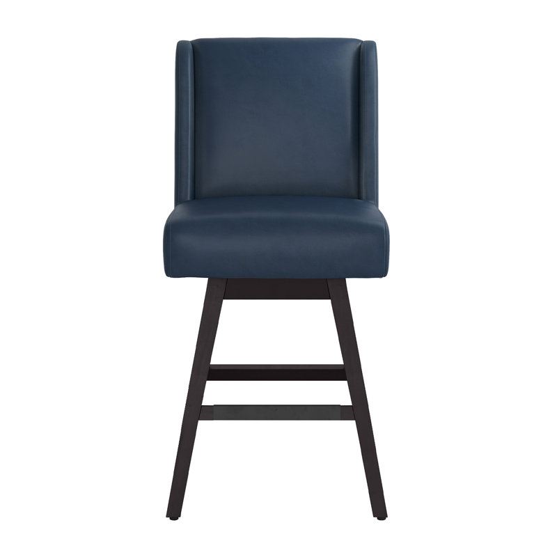 One Indoor/Outdoor Modern Classical Rotatable Bar Chair, City Armless Swiveling Bar Chair With Soild Wood Legs, High Table, Modern Counter, High Bar Stool, Home Office, Kitchen Island Chair