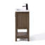 Meuble-lavabo simple autoportant de 20 po avec plateau en céramique Alvah-1978318894