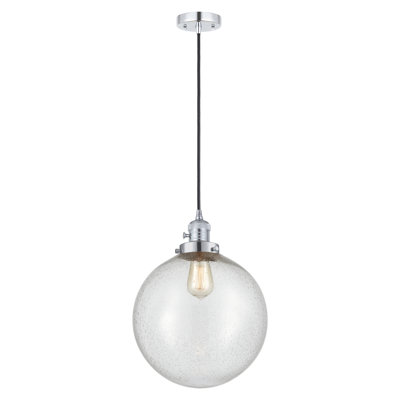 Luminaire suspendu à globe unique à 1 lumière