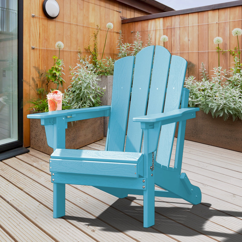 Chaise Adirondack pliante Kahn avec porte-gobelet , Tiffany