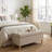 Upholstered Flip Top Storage Bench-124300378