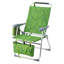 Chaise de plage pliable avec appui-tête et porte-gobelet, hauteur du siège de 43 cm, structure en aluminium, 7 positions d'inclinaison pour se détendre au bord de la piscine ou sur la terrasse.
