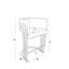 Tabouret de bar Teddy (24 po) et tabourets de bar (29 po) avec structure chromée-550984118-550327030-565970918