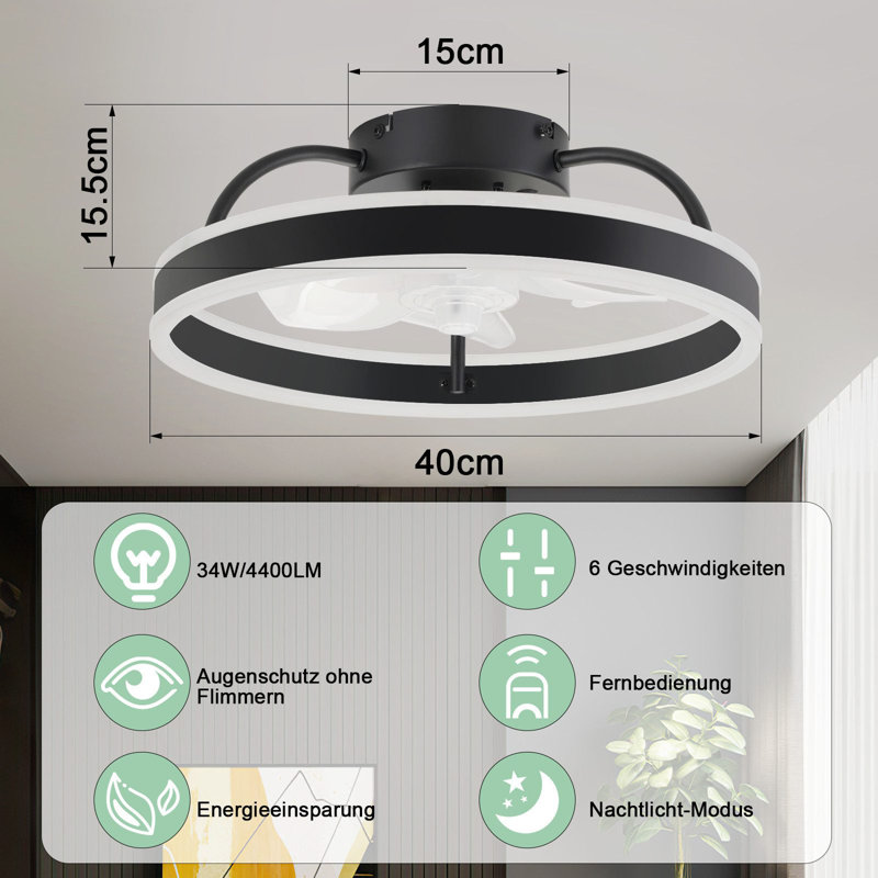 Ceiling Fan with LED Lights
