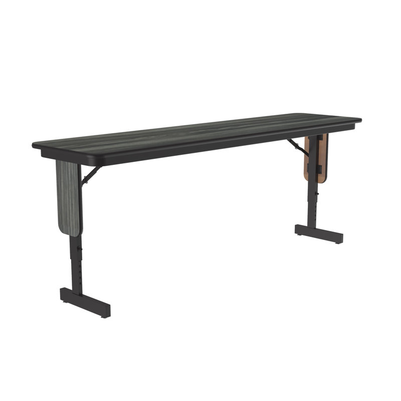 Table de formation à hauteur ajustable Seminaire, H 30 po x L 72 po x l 18 po, Bois flottant Nouvelle-Angleterre