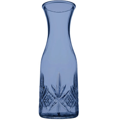 Dublin Crystal Blue Carafe