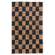 Madalene Checkerboard Tobacco and Charcoal Rug