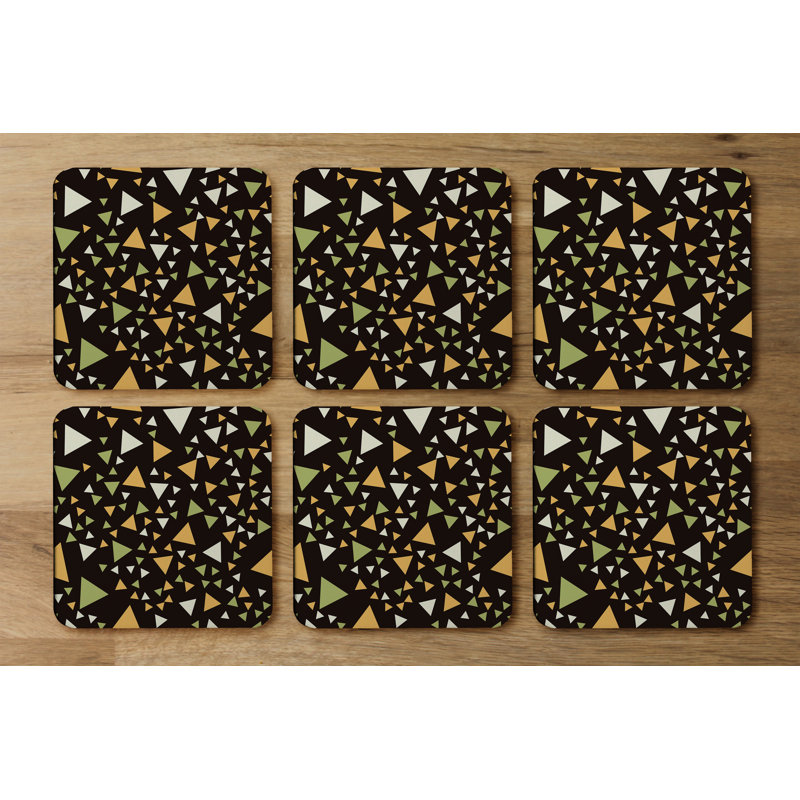 Square 6 Piece Coaster Set