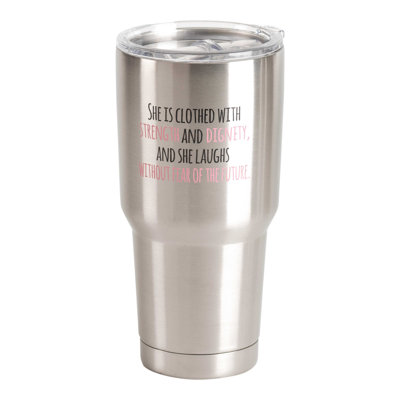 Dicksons Inc 30oz. Double Wall Insulated Stainless Steel Travel Tumbler