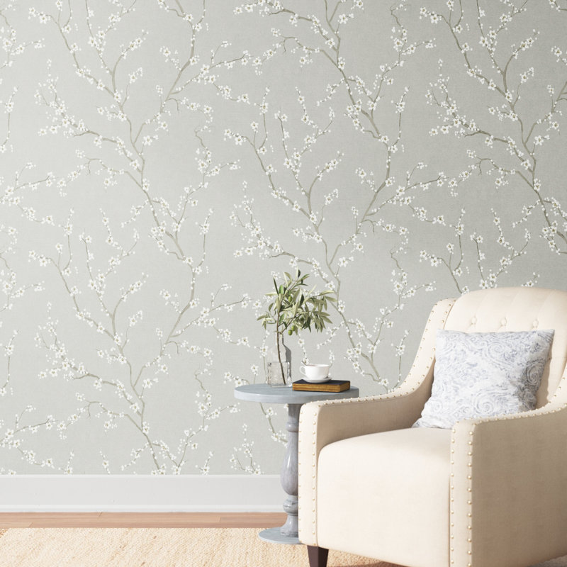 Arpin Peel & Stick Floral Roll, Neutral