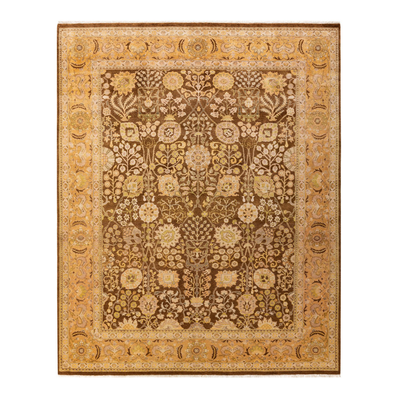 Romonda One-of-a-Kind 7' 10" X 9' 10" Hand Knotted Area Rug