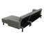 Canapé-lit modulaire en forme de L 2 pièces 113 po 113 po-882336681