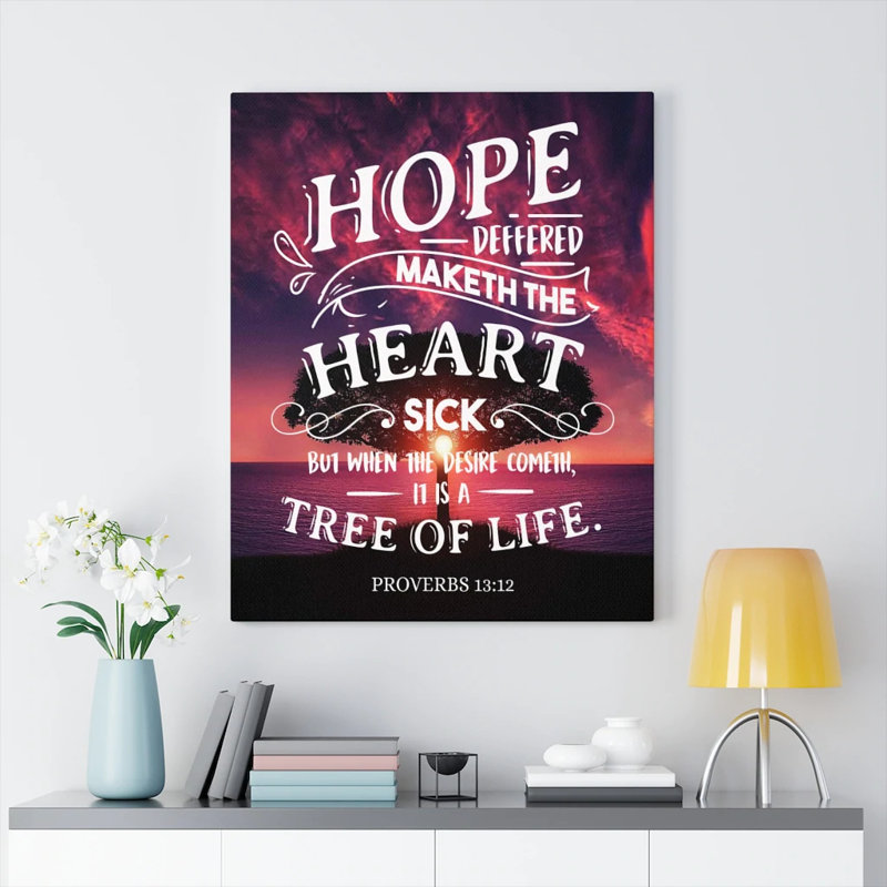 Tree Of Life - Wrapped Canvas Print, 36cm H x 28cm W