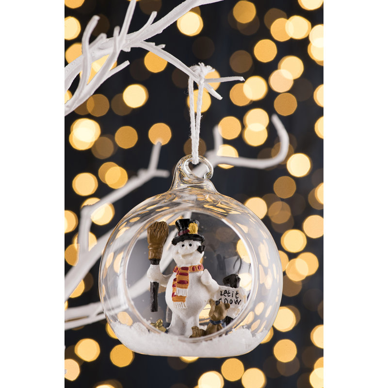 10cm Glass Hanging Figurine Ornament