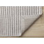 Tapis intérieur en polyester recyclé ivoire Tomoki-1845977886