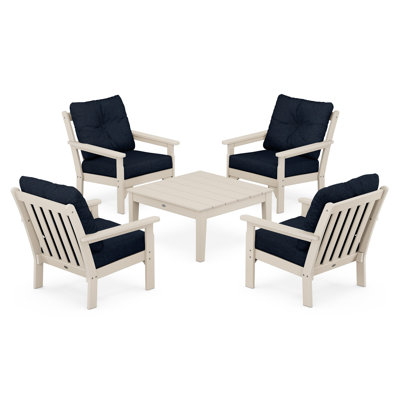 Vineyard 5-Piece Deep Seating Conversation Set
