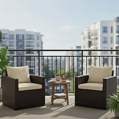 Arlington Crofoot 2 - Person Outdoor Seating Group by Sol 72 Outdoor
