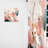 Toscana - Pink Rose Gold Stripes Complexity I - Modern Velvet Curtain - Room Darkening - 1 panel-1572108411