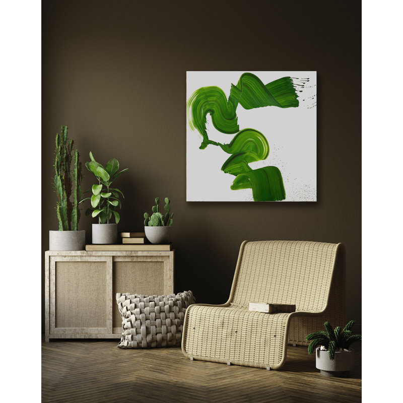Machine verte - reproduction d'art sur toile, H 20 po x l 20 po x P 1 po, Unframed