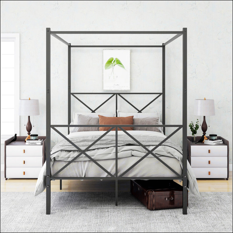Metal Canopy Bed Frame