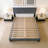 Velvet Platform Bed Frame With Upholstered Headboard-1378920818-1378920819