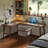 Walnut L-Shaped Solid Wood desk-108679355-108679357