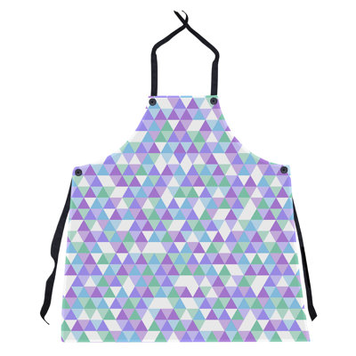 Tablier à motif triangle