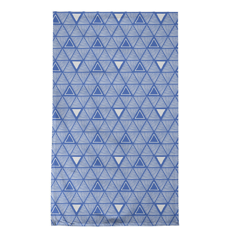 Jordao Tea Towel Kitchen Towel, Blue/White, Poly Twill