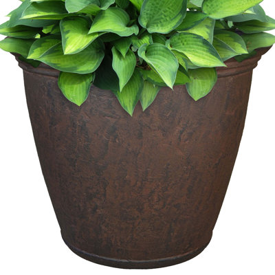 Blough Round Polyresin Outdoor Planter Pot