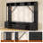 Entertainment Center For Tvs Up To 75", Wall Unit Tv Stand With & Led Lights, Black