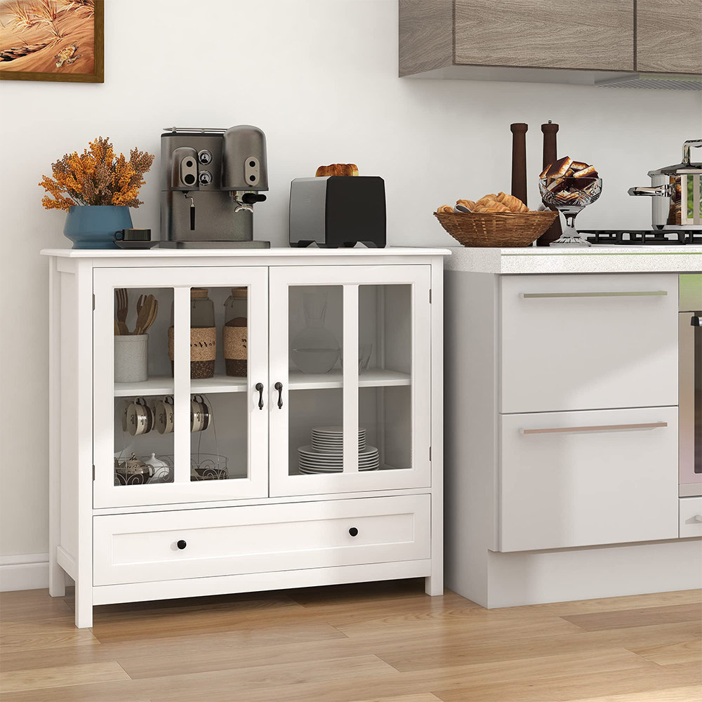 https://assets.wfcdn.com/im/31208462/compr-r85/2448/244800345/41w-kitchen-storage-cabinet-buffet-sideboard-with-2-glass-doors-1-drawer-adjustable-shelf.jpg