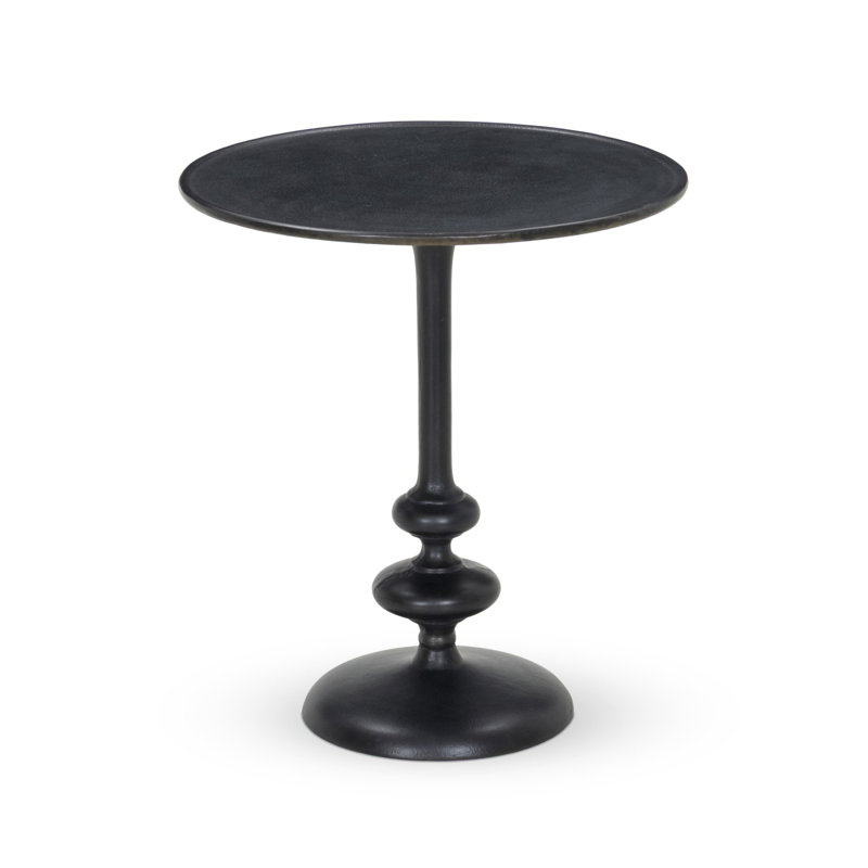 Marlow End Table, Black Antique