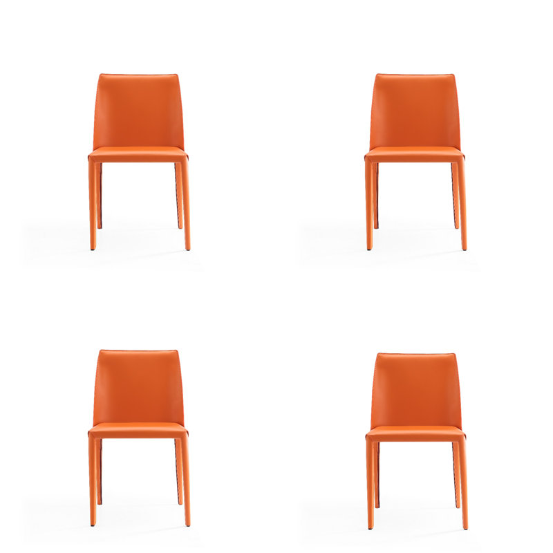 Josanna Upholstered Dining Chair, 4, Coral